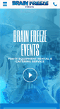 Mobile Screenshot of brainfreezeevents.com